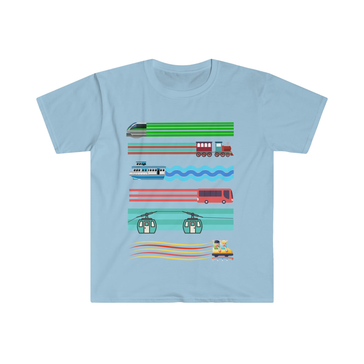 Travel in Style - Unisex Softstyle T-Shirt