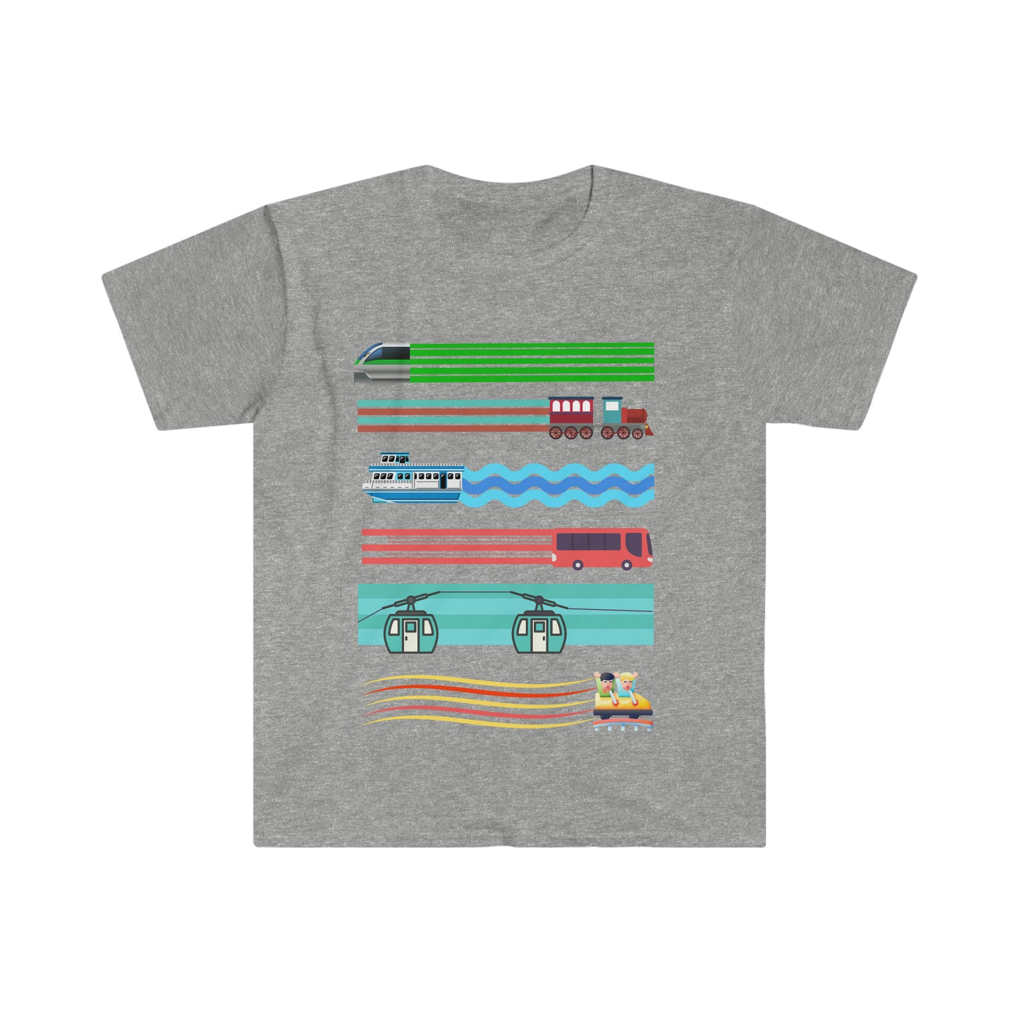 Travel in Style - Unisex Softstyle T-Shirt