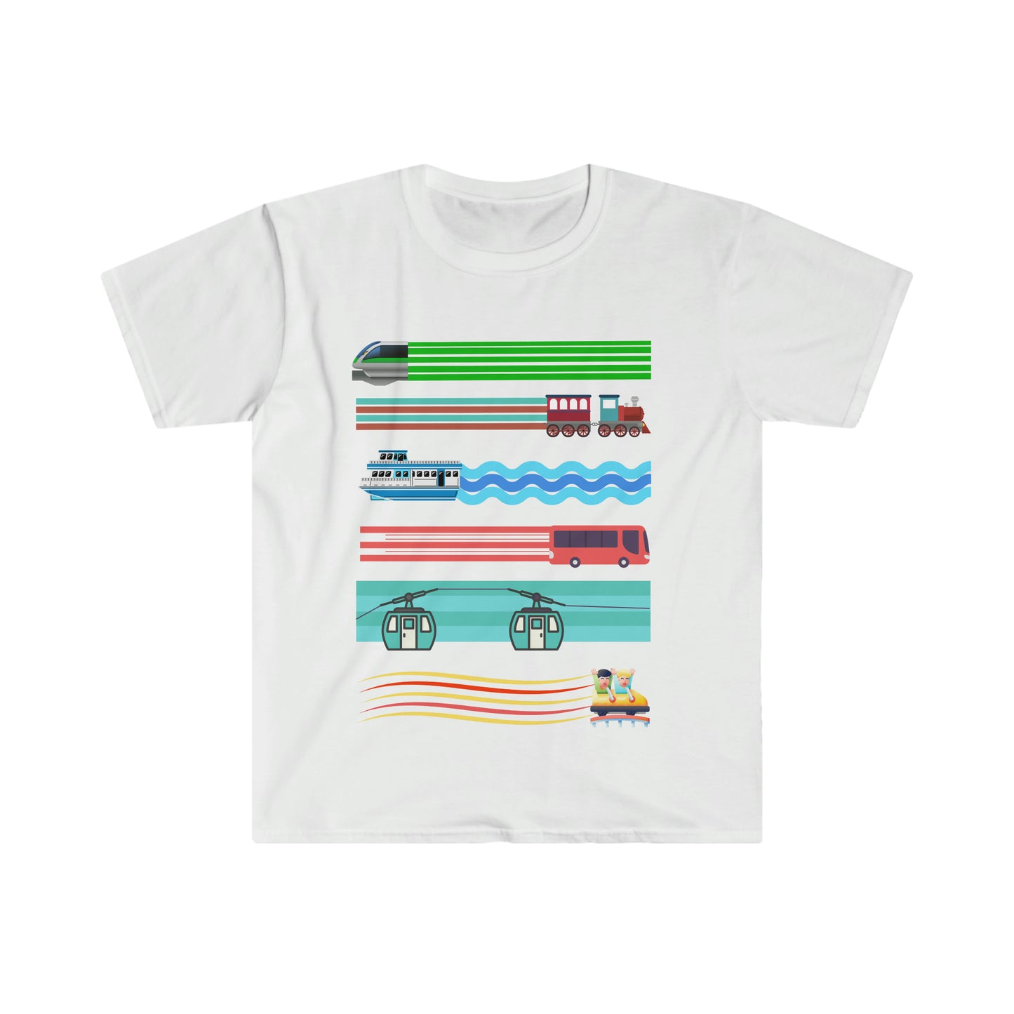 Travel in Style - Unisex Softstyle T-Shirt